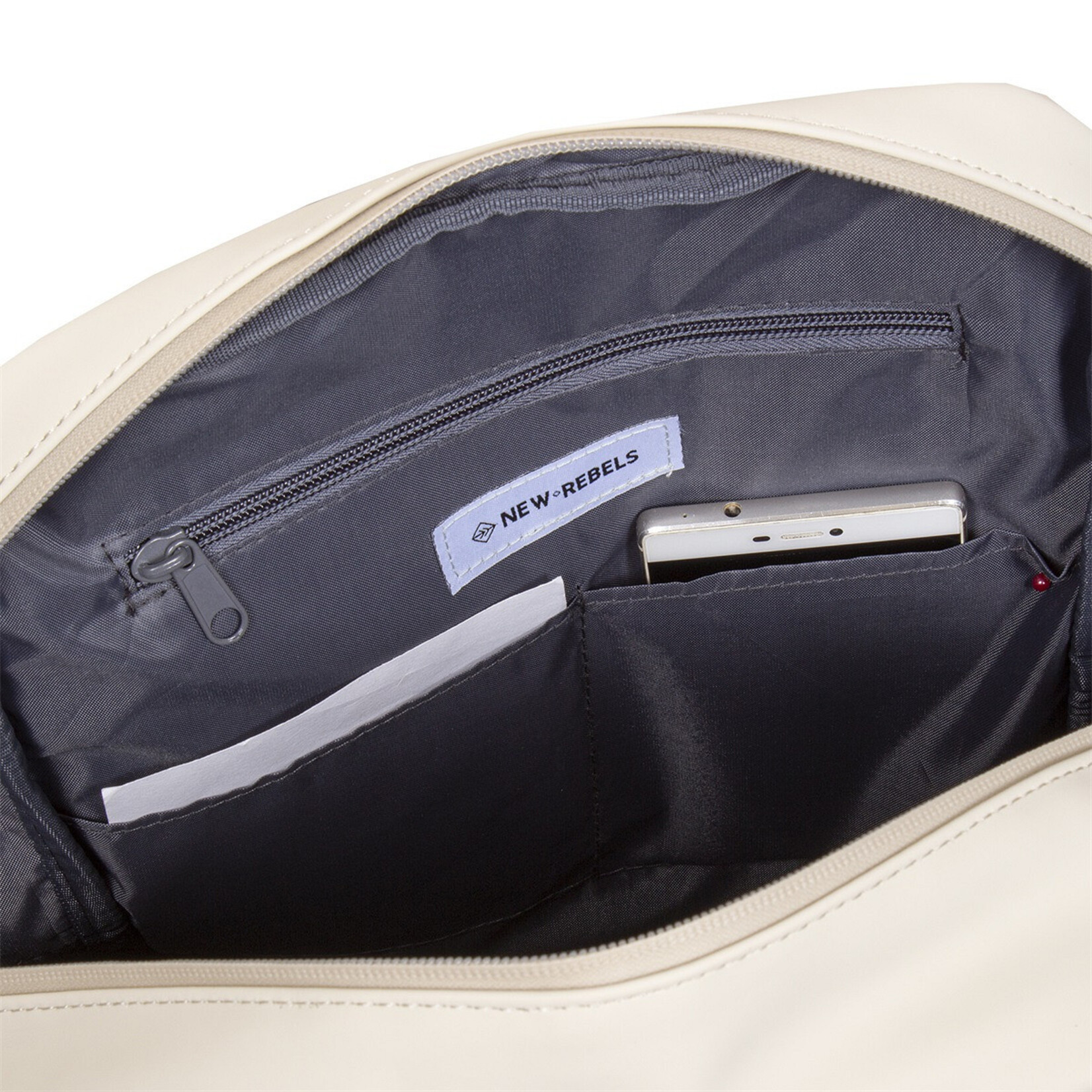 New Rebels New Rebels Harper Miami rugzak 13 inch laptopvak 10 liter - beige