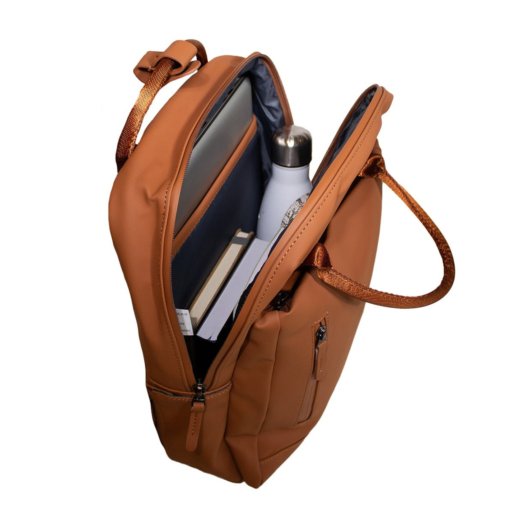 New Rebels New Rebels Harper Miami rugzak 13 inch laptopvak 10 liter - cognac