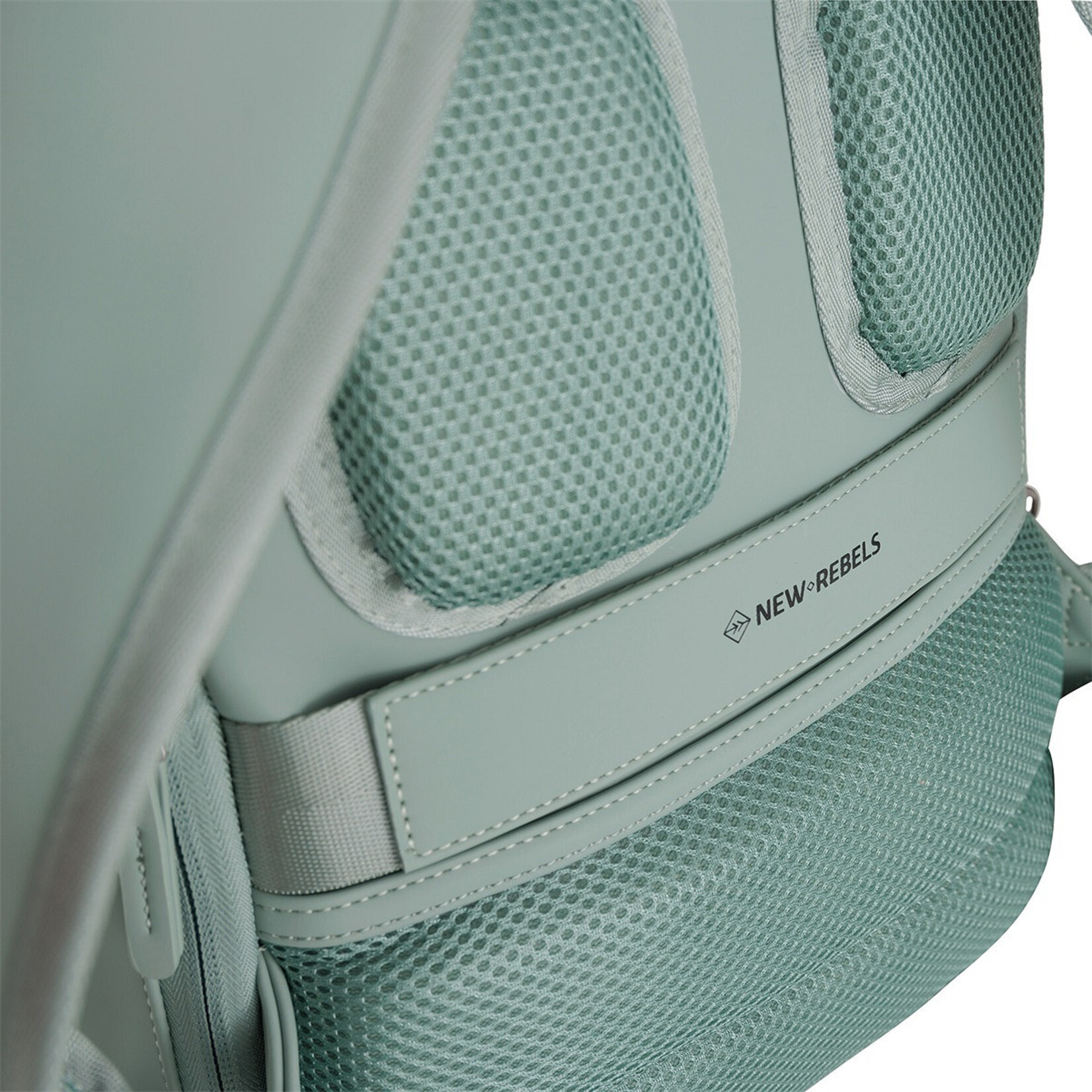 New Rebels New Rebels Harper Miami rugzak 13 inch laptopvak 10 liter - salie green