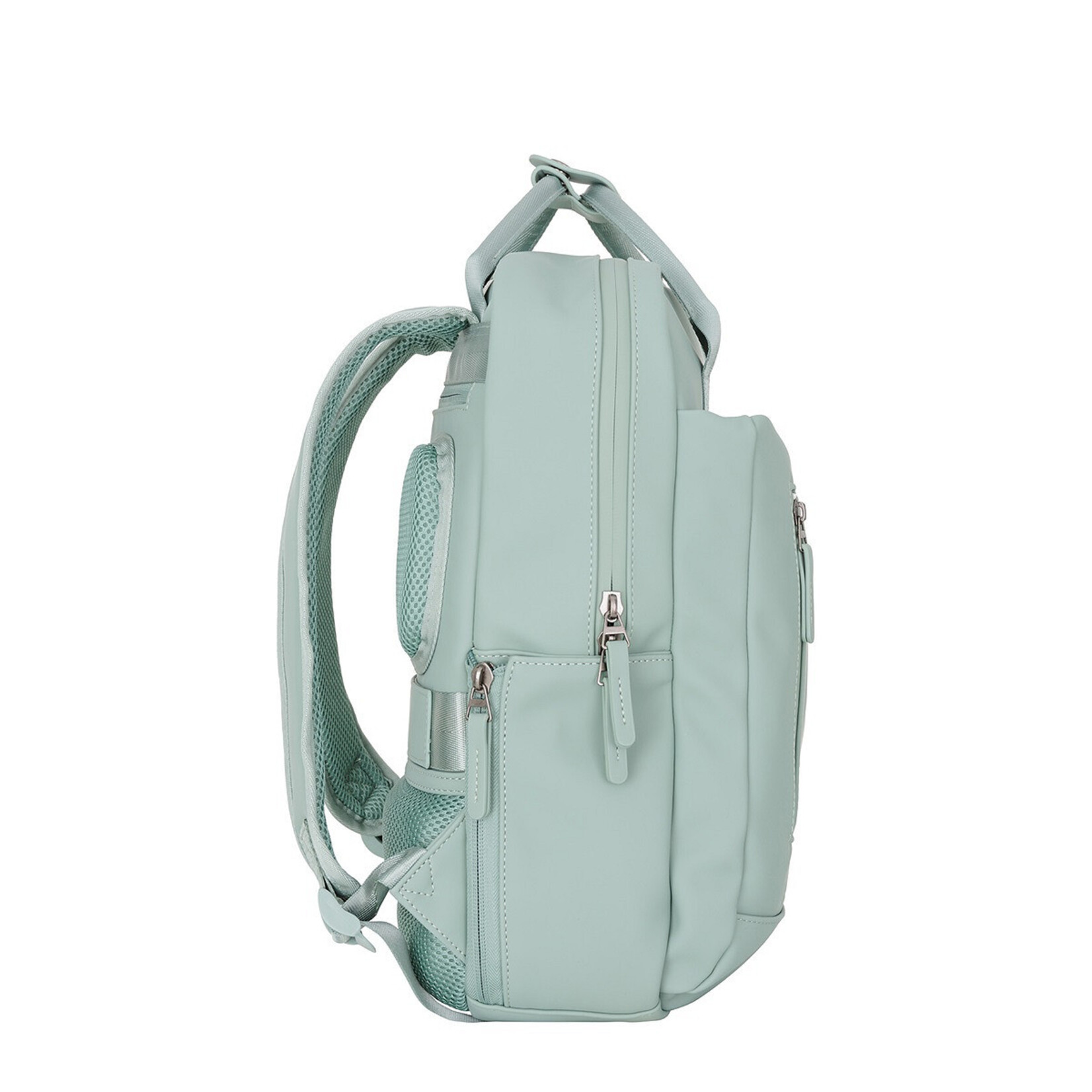 New Rebels New Rebels Harper Miami rugzak 13 inch laptopvak 10 liter - salie green
