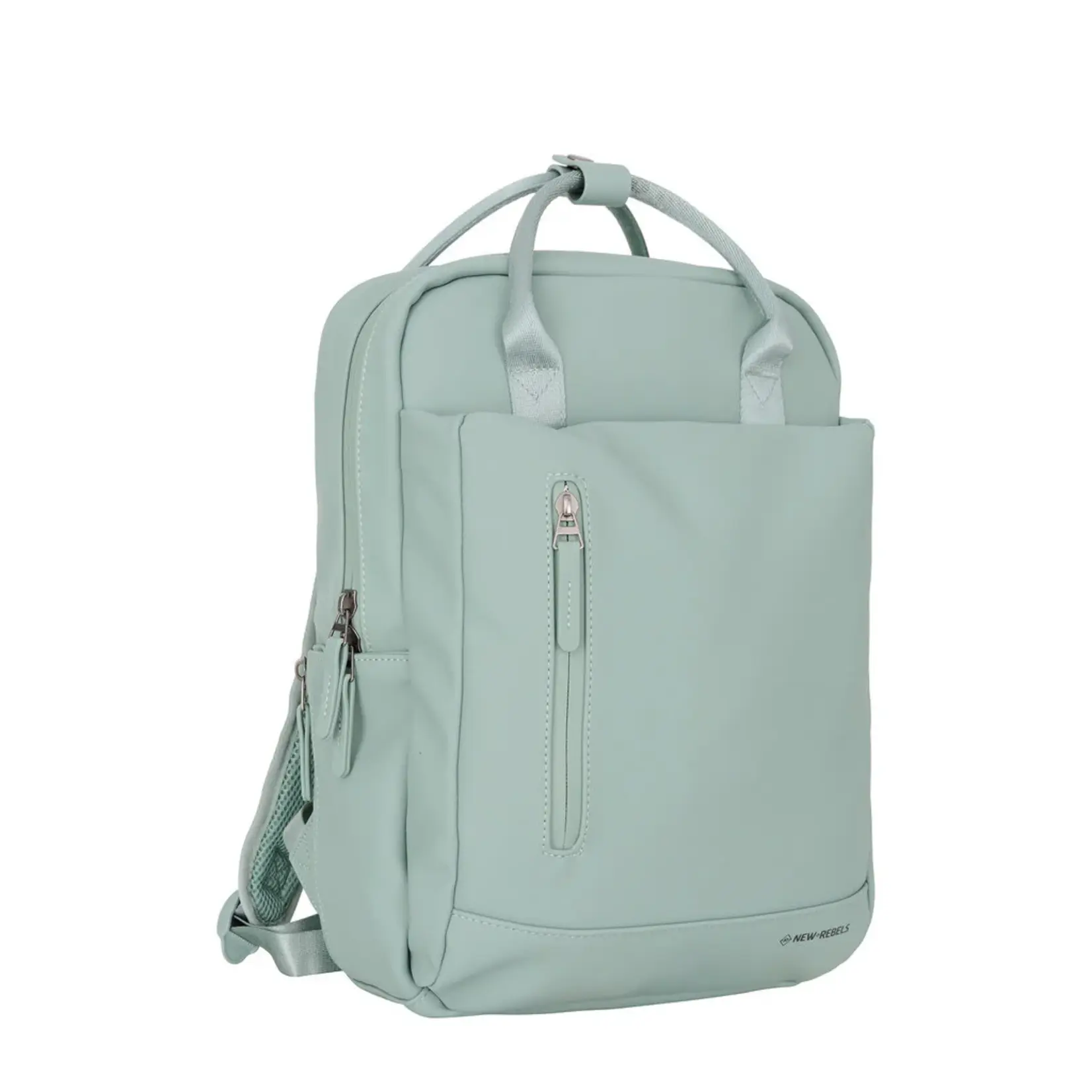 New Rebels New Rebels Harper Miami rugzak 13 inch laptopvak 10 liter - salie green