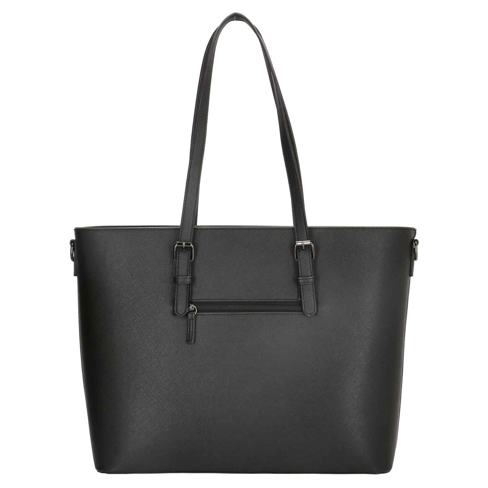 Charm London Charm London Birmingham shopper 15,6 inch laptopvak - zwart