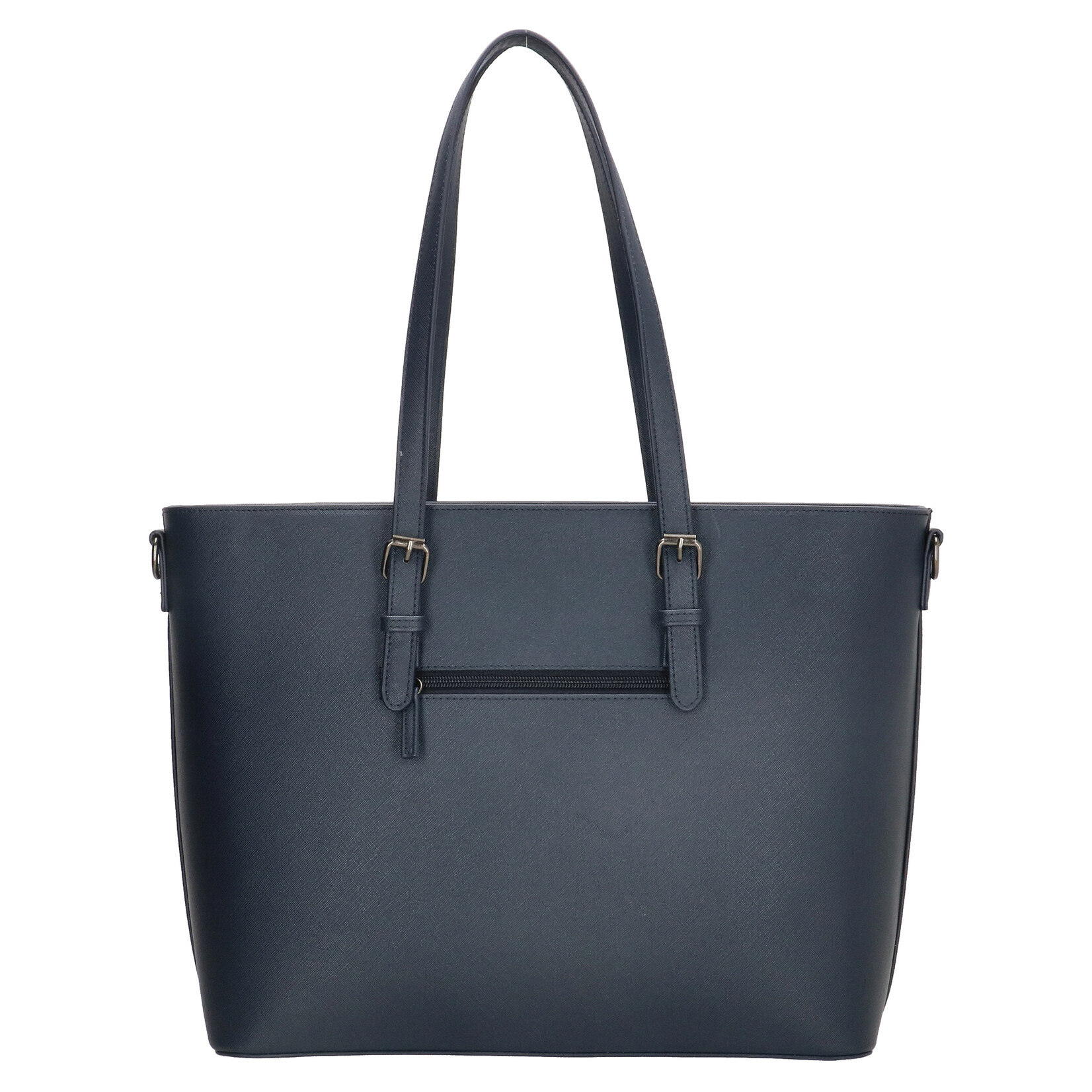 Charm London Charm London Birmingham shopper 15,6 inch laptopvak - donkerblauw