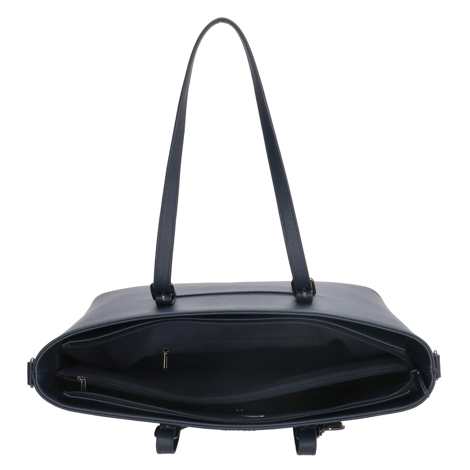 Charm London Charm London Birmingham shopper 15,6 inch laptopvak - donkerblauw