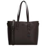 Charm London Charm London Birmingham Shopper 15,6 inch - donkerbruin