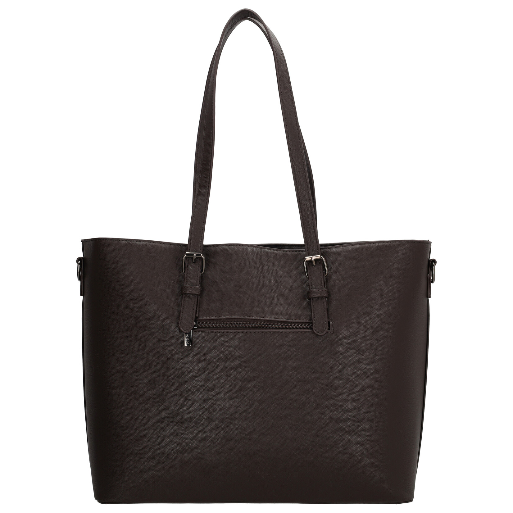 Charm London Charm London Birmingham schooltas 15,6 inch laptopvak - donkerbruin