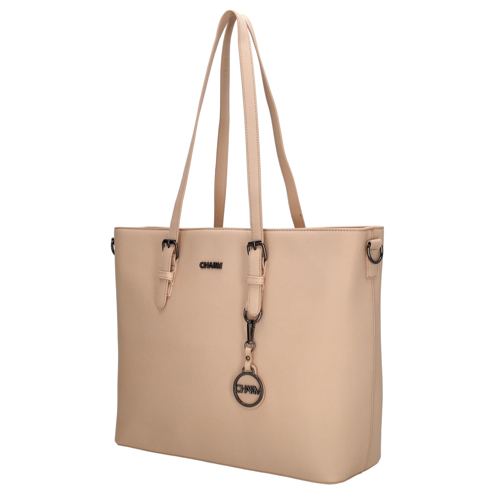 Charm London Charm London Birmingham shopper 15,6 inch laptopvak - lichtrose