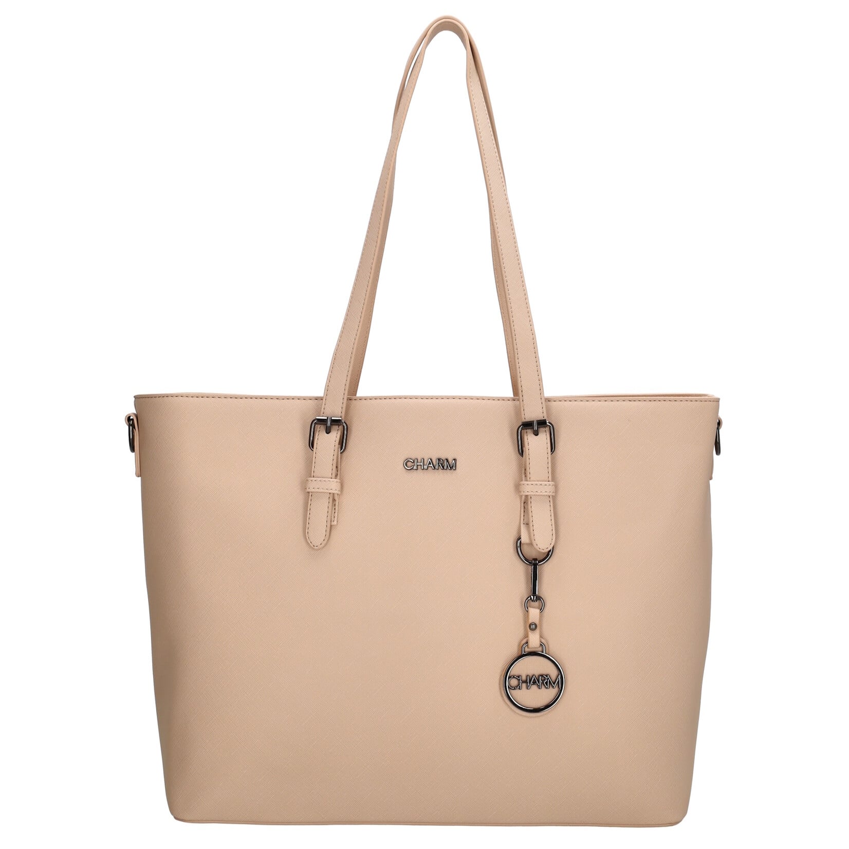 Charm London Charm London Birmingham shopper 15,6 inch laptopvak - lichtrose