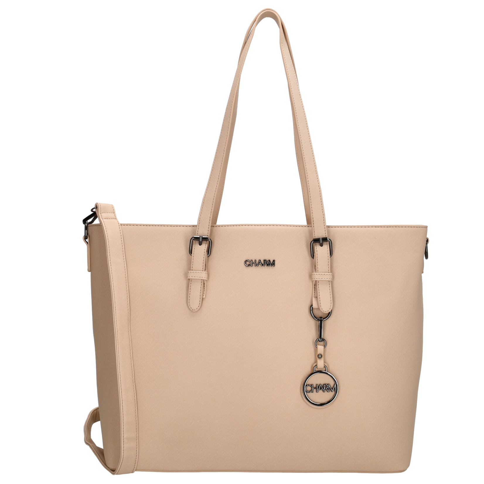 Charm London Charm London Birmingham shopper 15,6 inch laptopvak - lichtrose