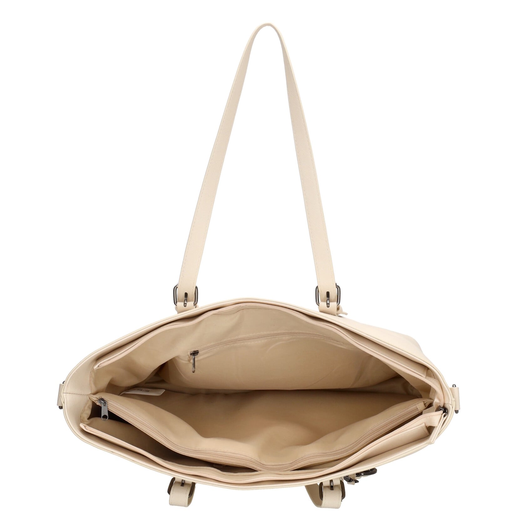 Charm London Charm London Birmingham shopper 15,6 inch laptopvak - creme