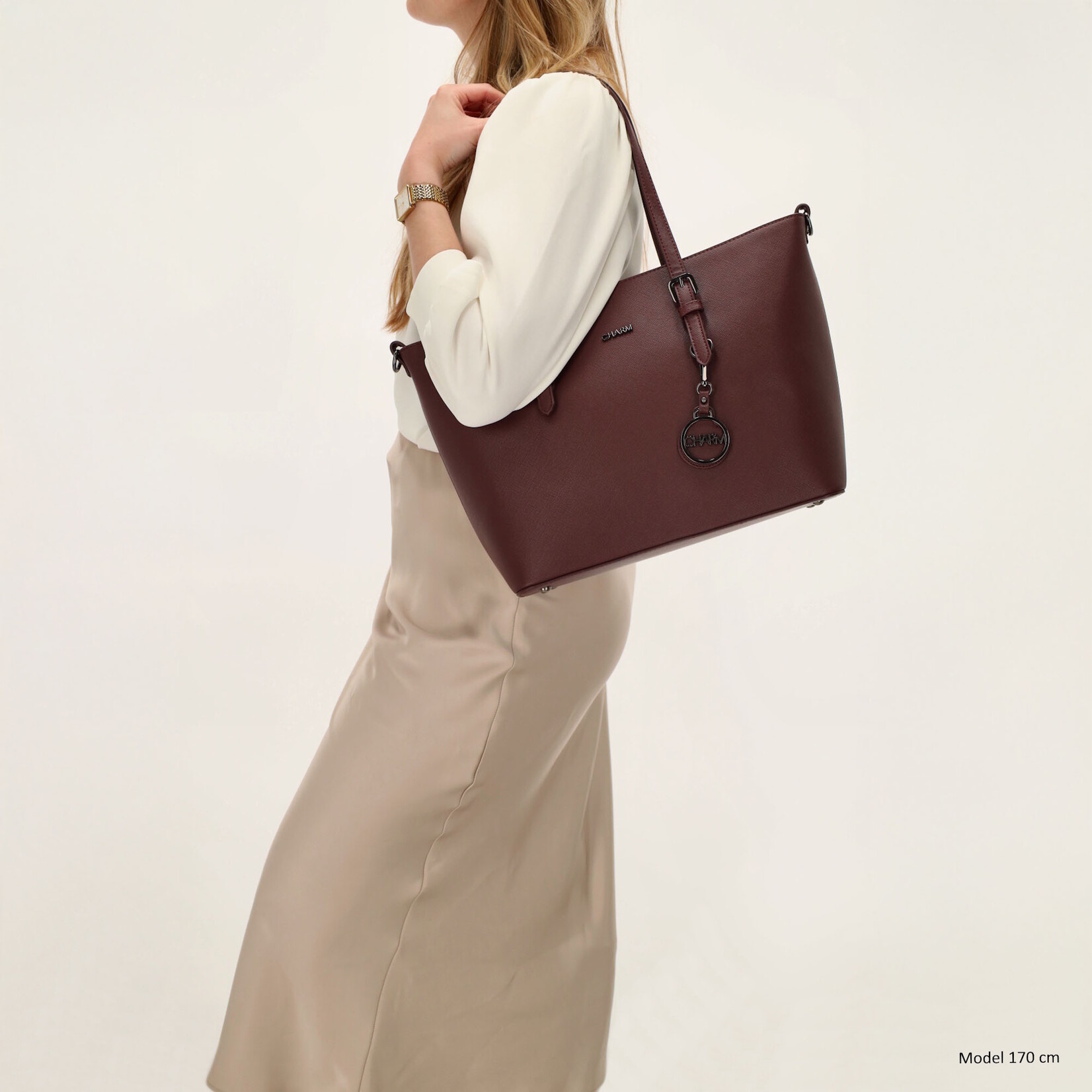 Charm London Charm London Birmingham shopper dames - bordeaux