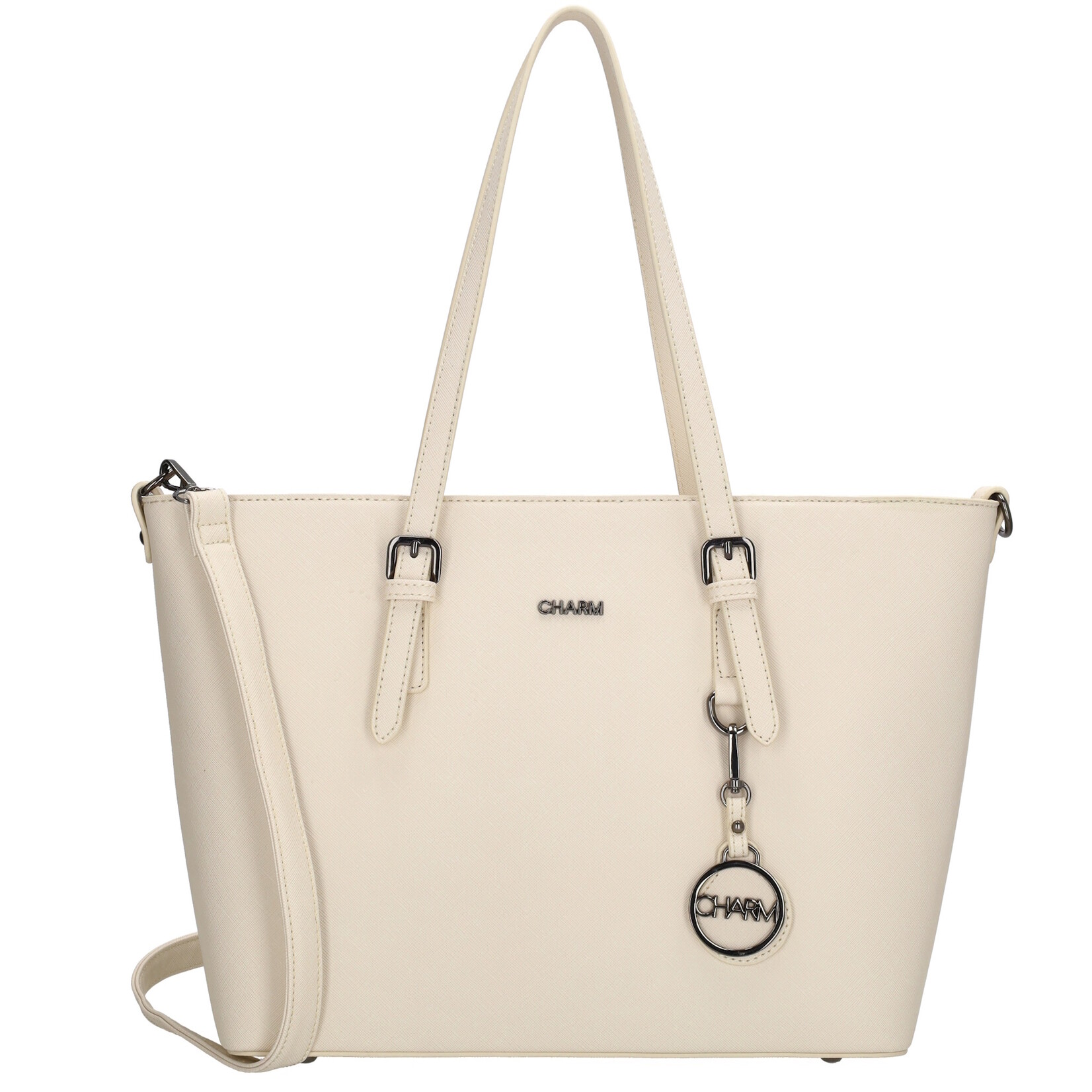 Charm London creme London Birmingham shopper dames - creme