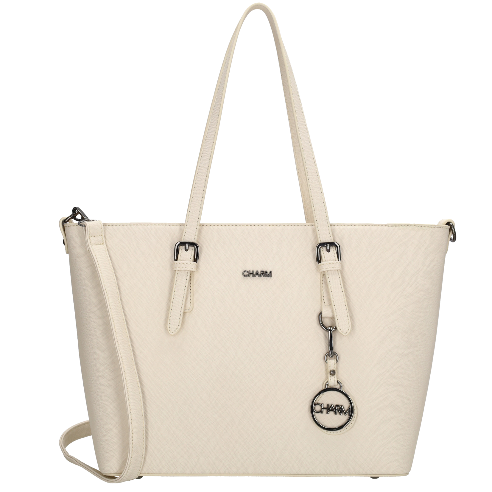 Charm London creme London Birmingham shopper dames - creme