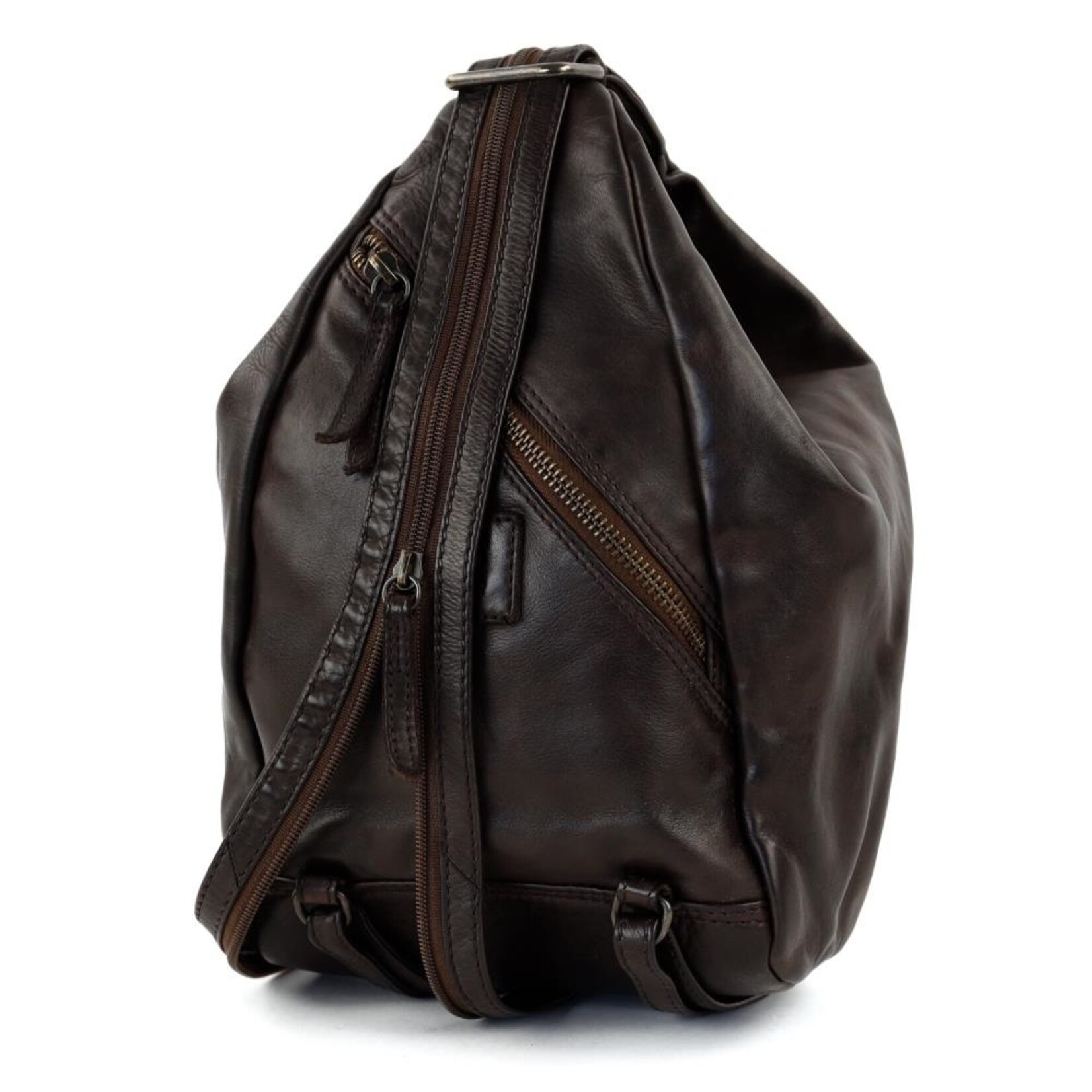 Bear Design Bear Design Hannie rugtas/schoudertas - donkerbruin
