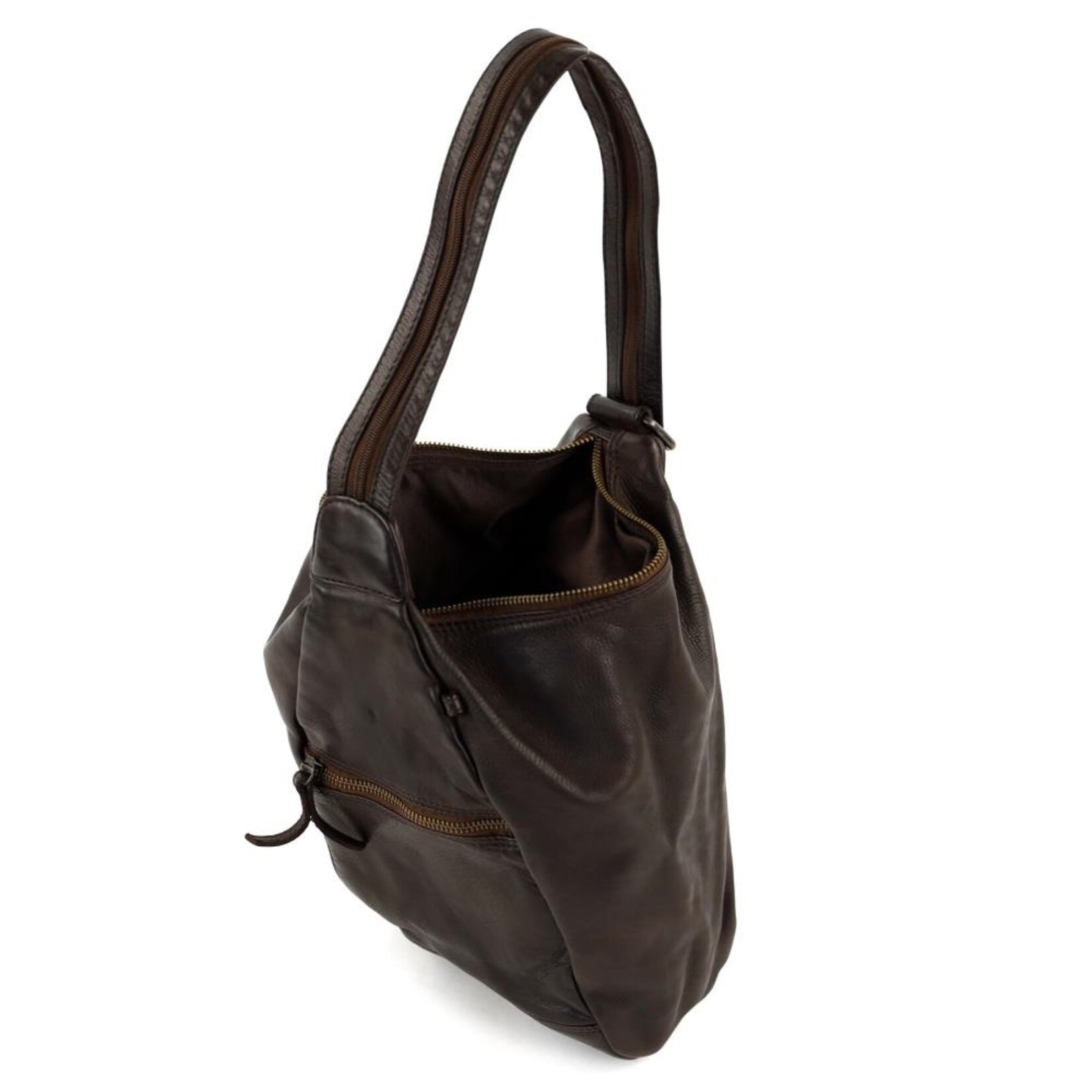 Bear Design Bear Design Hannie rugtas/schoudertas - donkerbruin