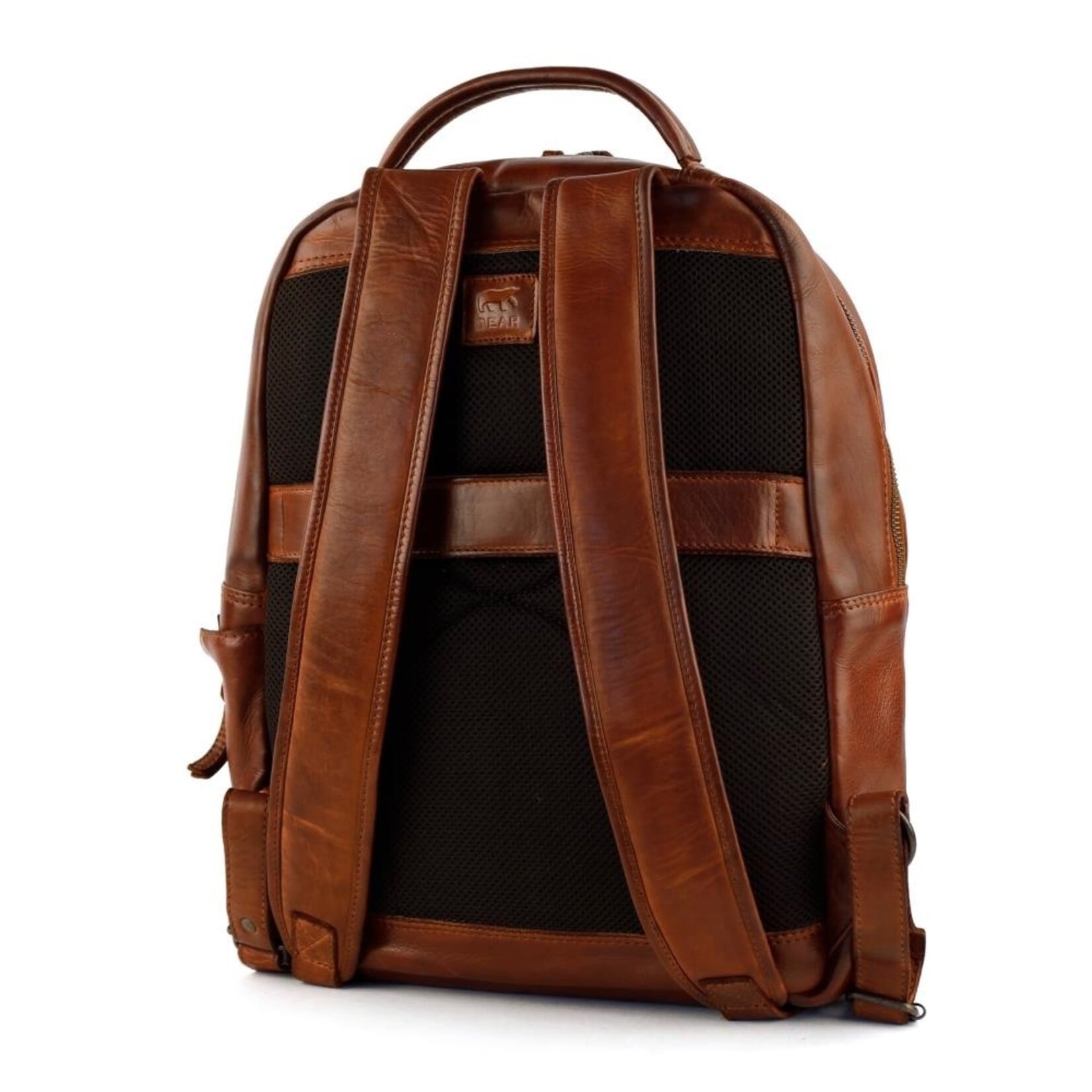 Bear Design Bear Design Mace laptop rugtas leer 15,6 inch - cognac