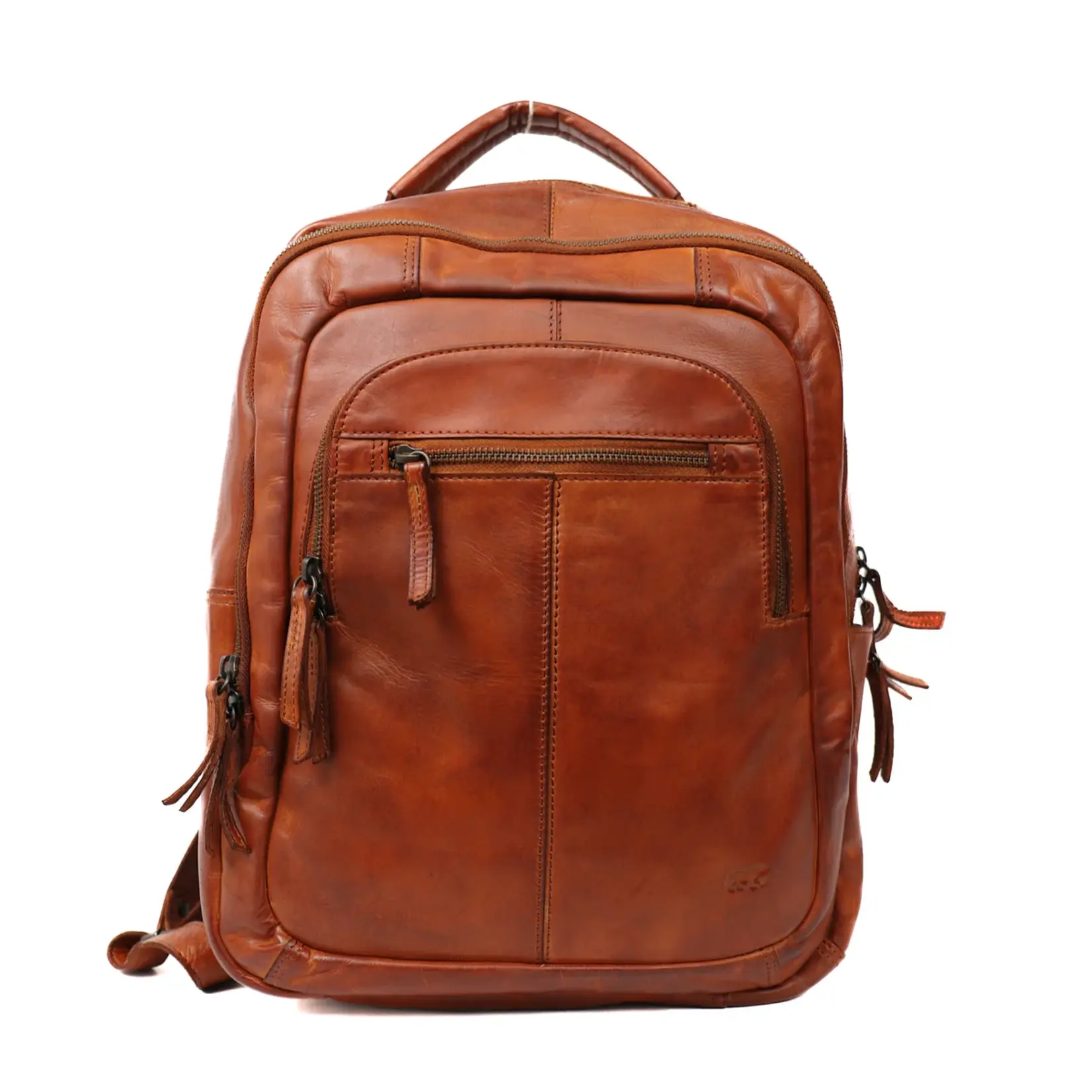 Bear Design Bear Design Mace laptop rugtas leer 15,6 inch - cognac