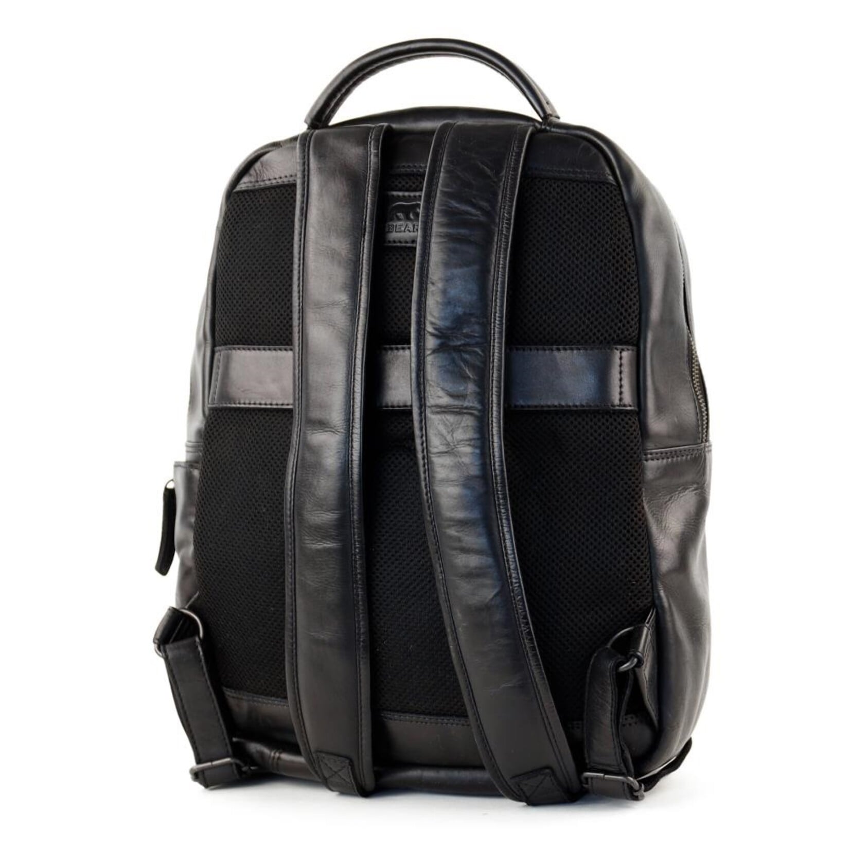 Bear Design Bear Design Mace laptop rugtas leer 15,6 inch - zwart