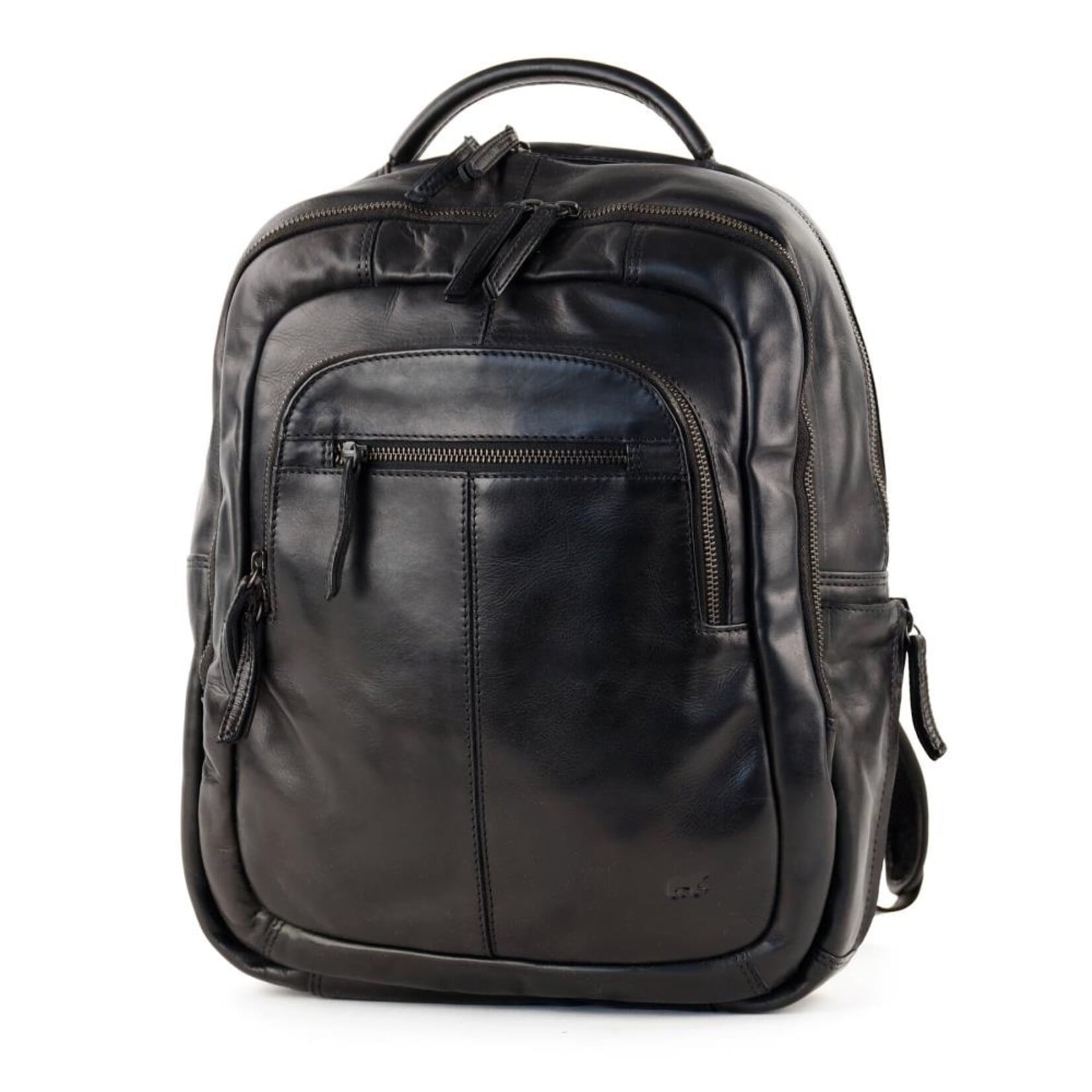Bear Design Bear Design Mace laptop rugtas leer 15,6 inch - zwart