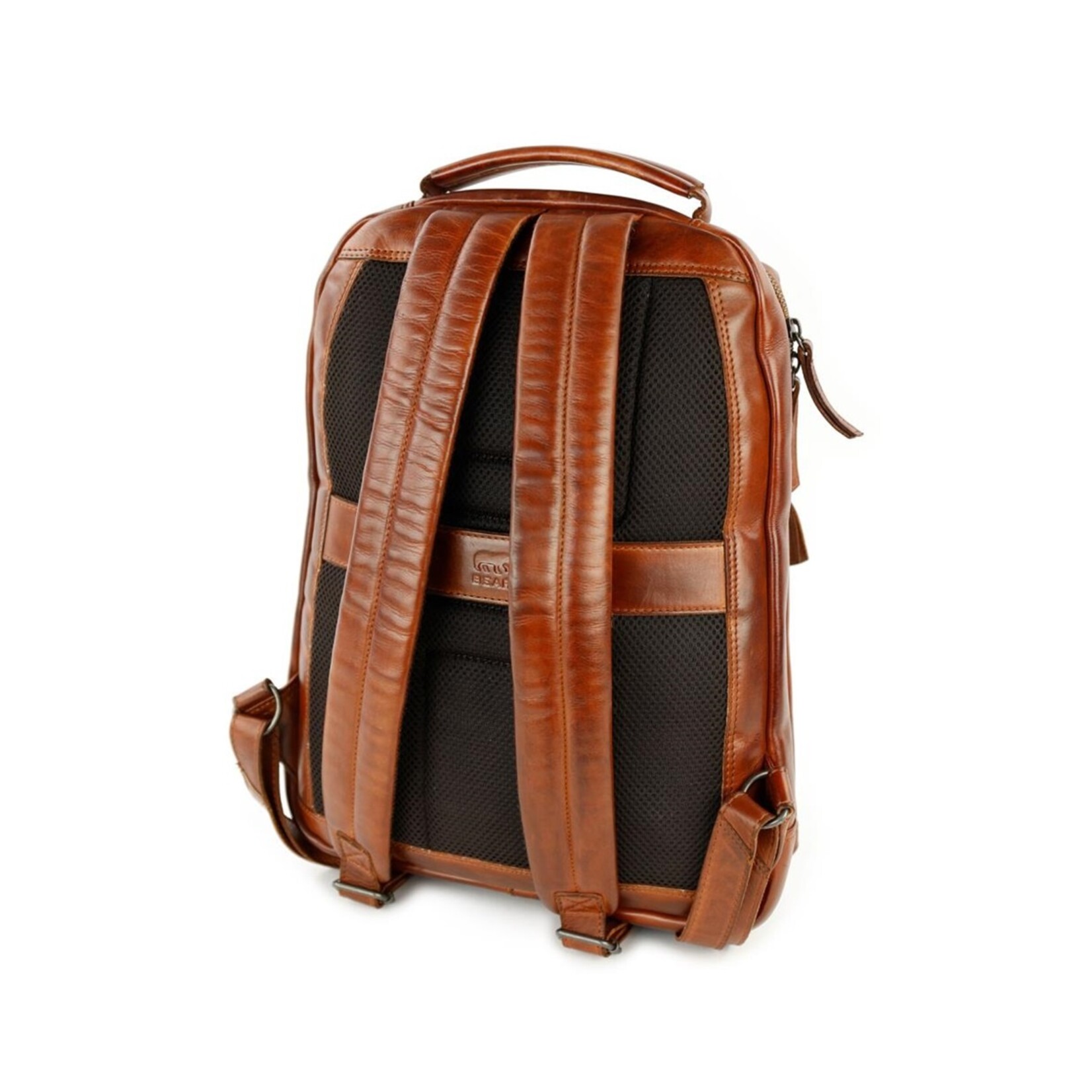 Bear Design Bear Design Mathijs laptop rugtas leer 14 inch - cognac