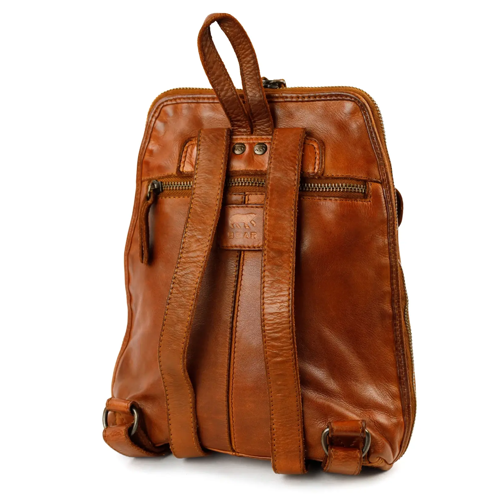 Bear Design Bear Design Iris rugtas dames leer Cow-Lavato - cognac