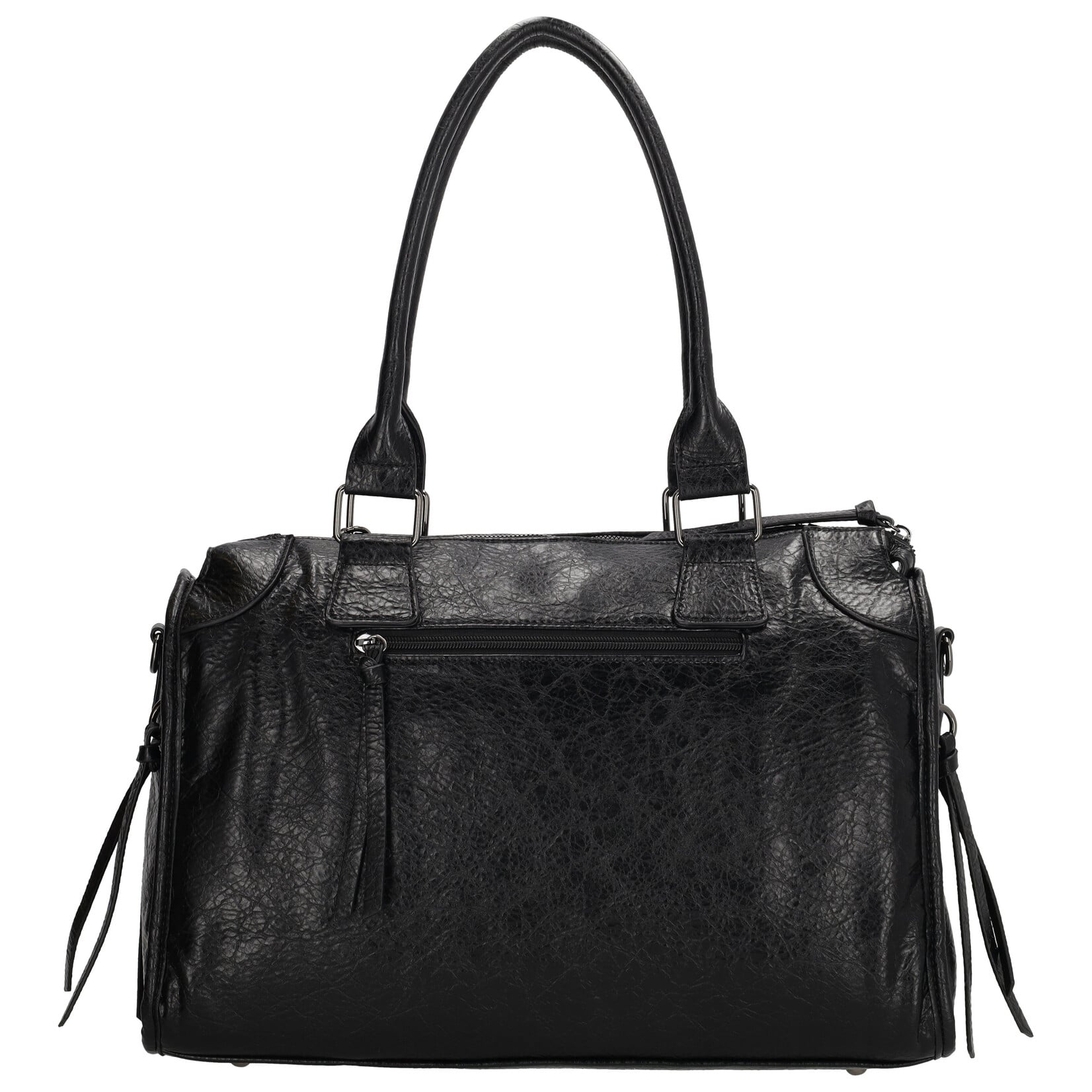 Charm London Charm London Berlin city bag 15,6 inch voor werk en school - zwart