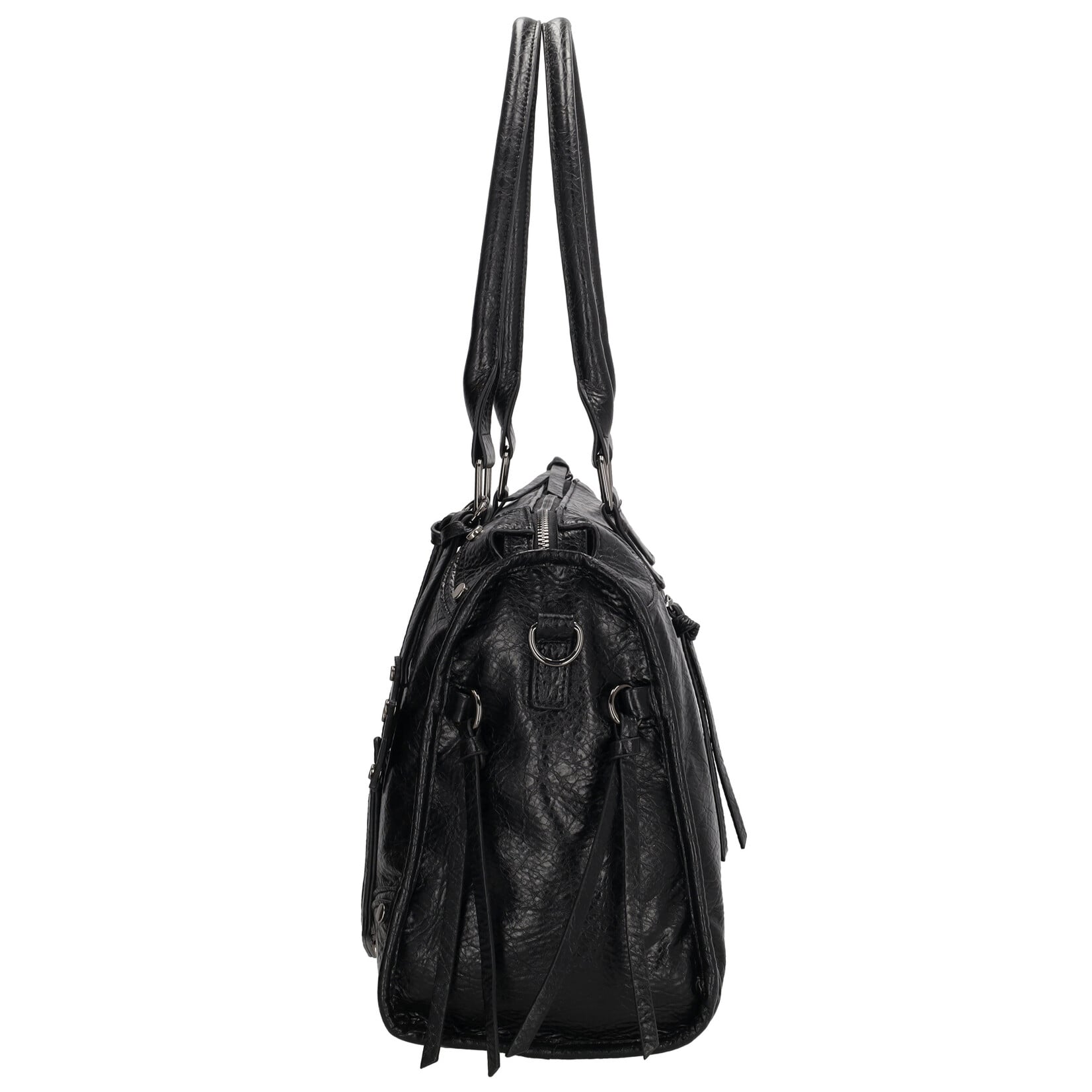 Charm London Charm London Berlin city bag 15,6 inch voor werk en school - zwart