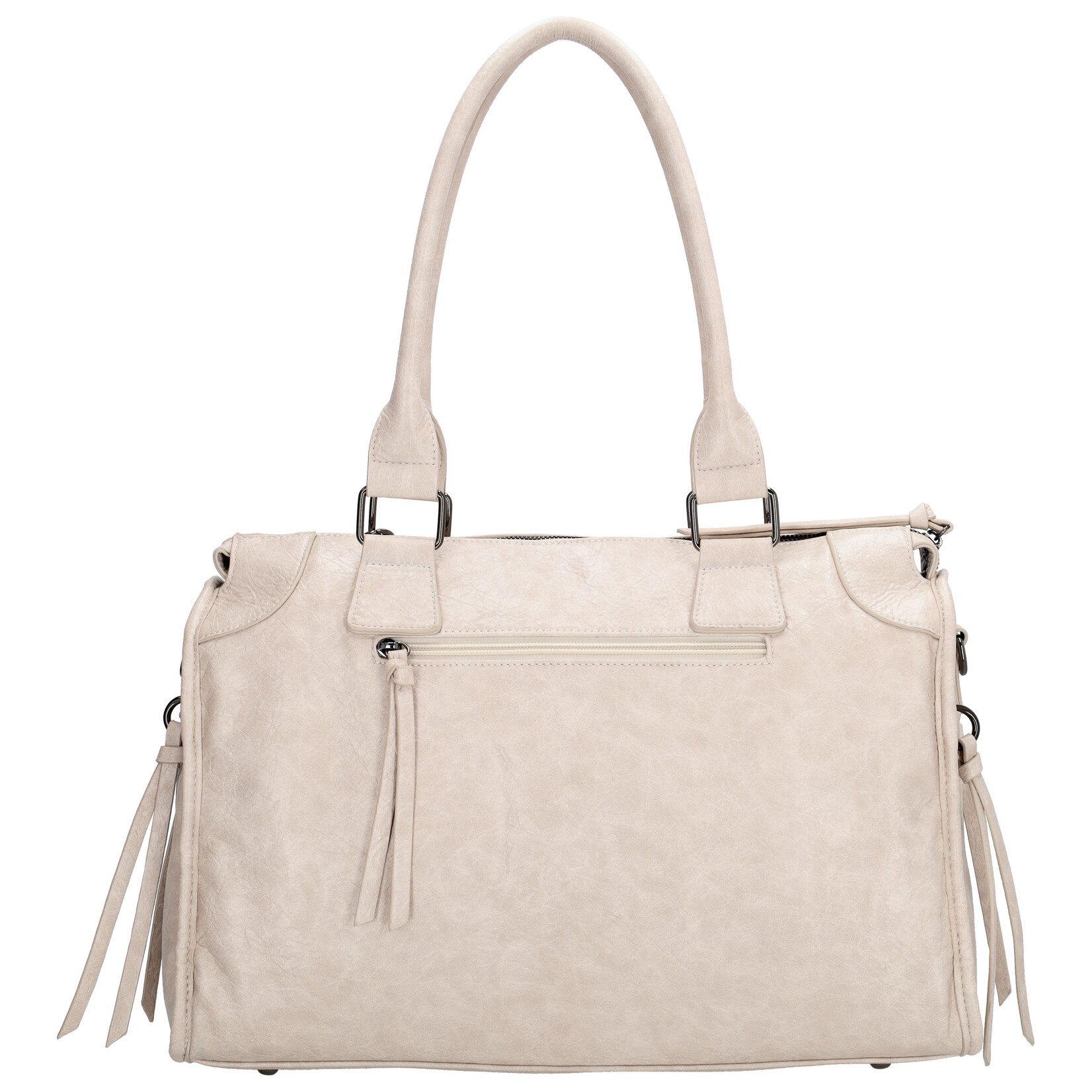 Charm London Charm London Berlin city bag 15,6 inch voor werk en school - crème