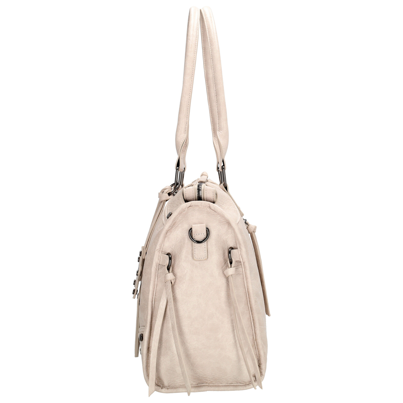 Charm London Charm London Berlin city bag 15,6 inch voor werk en school - crème