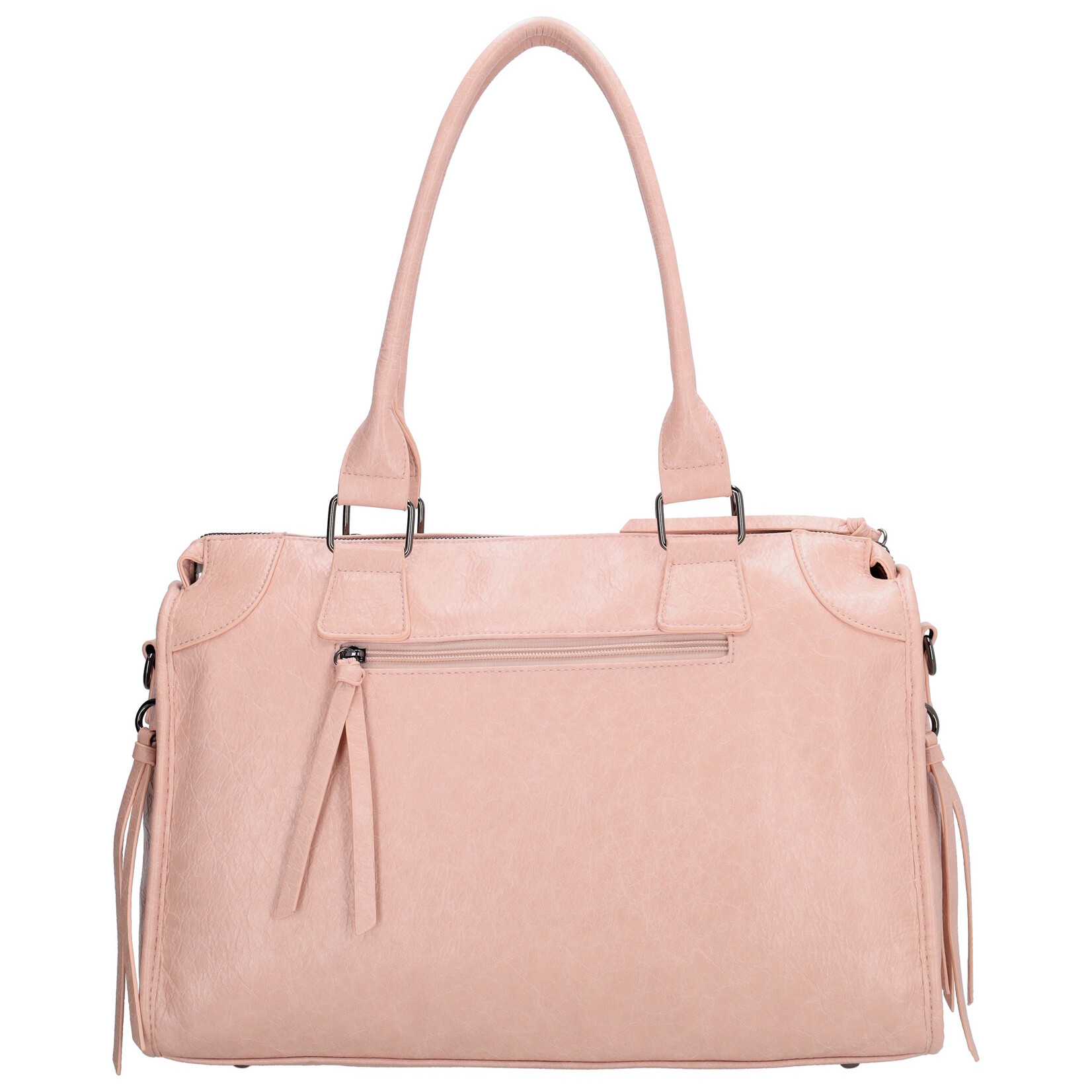 Charm London Charm London Berlin city bag 15,6 inch voor werk en school - oudrose