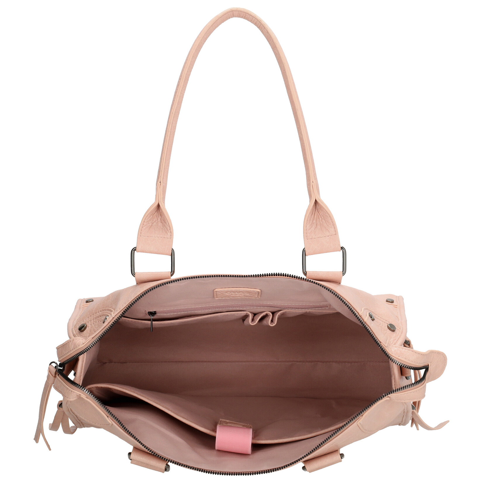 Charm London Charm London Berlin city bag 15,6 inch voor werk en school - oudrose