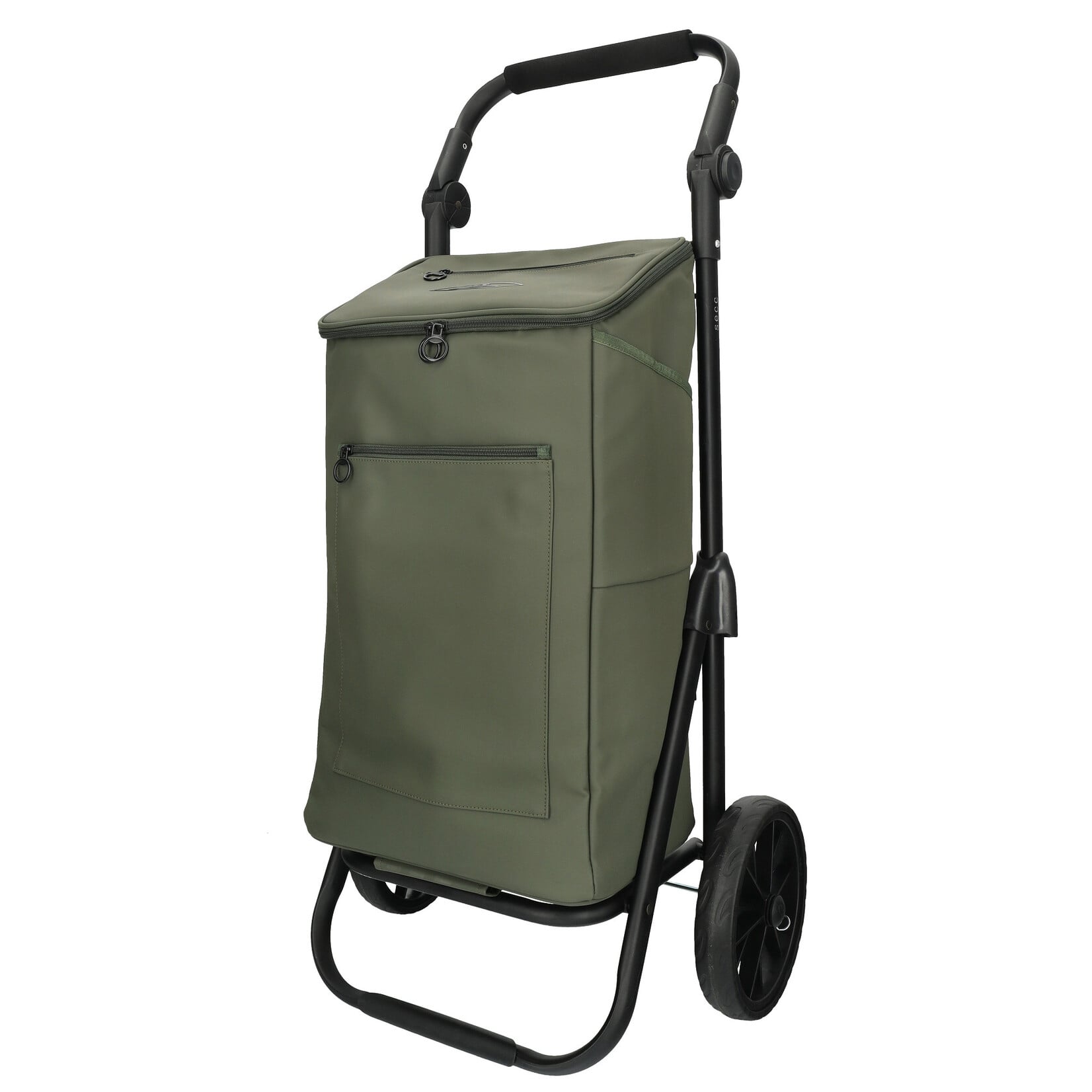 SECC SECC boodschappentrolley 42,5L met koeltas waterdicht - olive