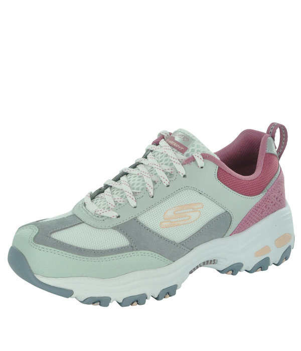 sketchers white ladies trainers