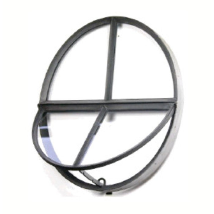 Stalen raam - ossenoog openslaand  - dubbel glas