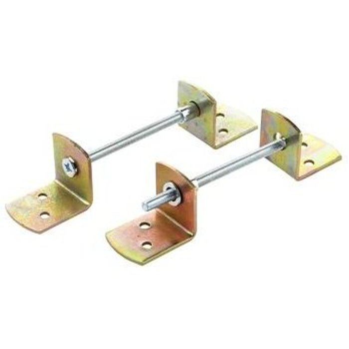 Bevestigingsset betonpaal RVS - compleet