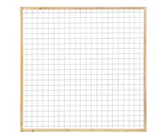 Trellisscherm geimpregneerd - gaas 7,5 x 7,5 cm gegalvaniseerd