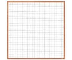 Trellisscherm Hardhout - gaas 7,5 x 7,5 cm gegalvaniseerd