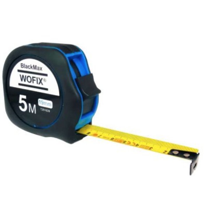 Wofix BlackMax rolmaat schokabsorberend - 3 of 5 meter