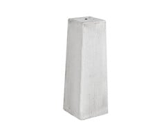 Budget Betonpoer  15/18 x 15/18 x 50 cm - Grijs
