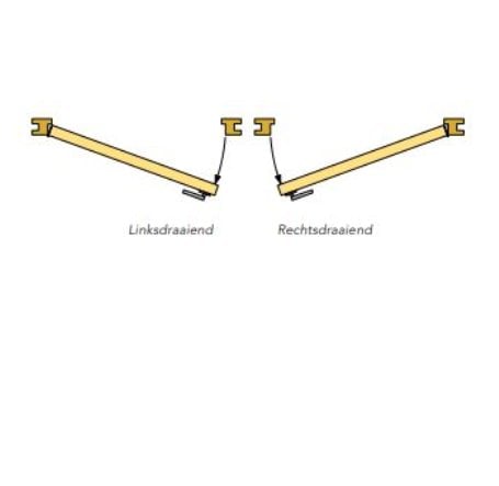 Prestige Douglas enkele deur - Dubbel glas - 108x209 cm