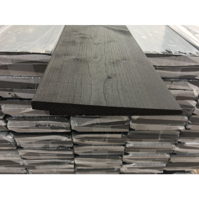 NE Vuren Zweeds Rabat 19,5 cm - 2 x Zwart Gecoat