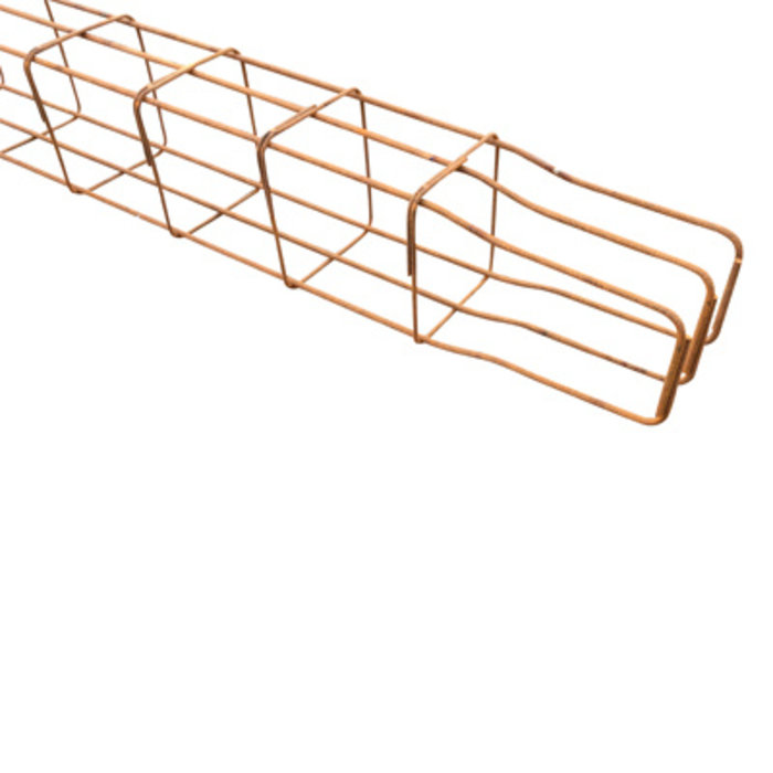 Wapeningskorf Ø8 3B 23 x 33 x 300 cm inclusief verlengde haarspelden