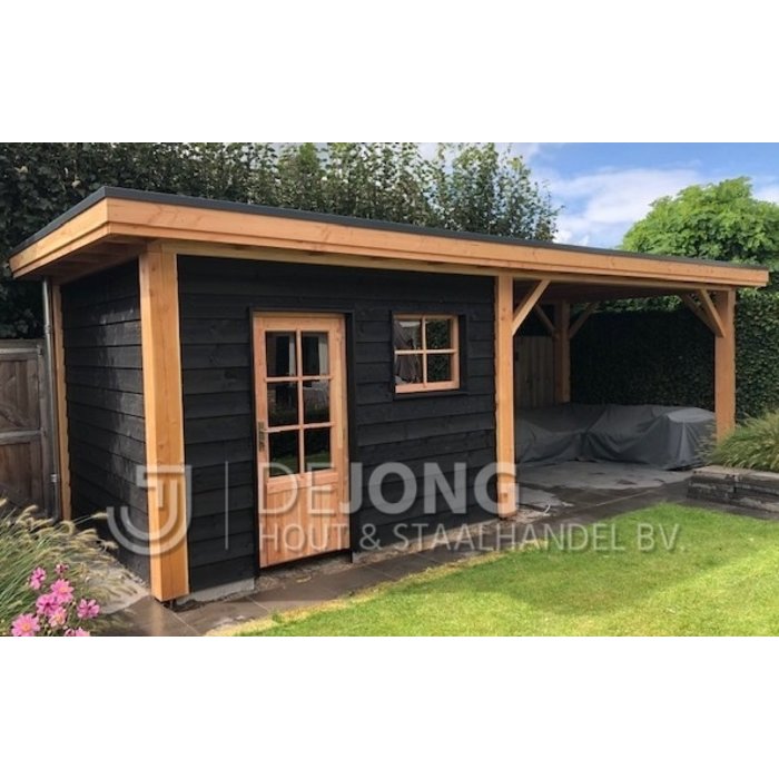 Enkele glasdeur lariks Douglas - B91,00 x H200,6 cm