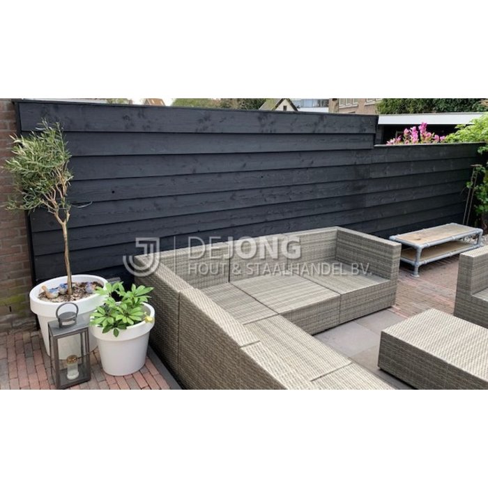 NE Vuren Zweeds Rabat 19,5 cm - 2 x Zwart Gecoat