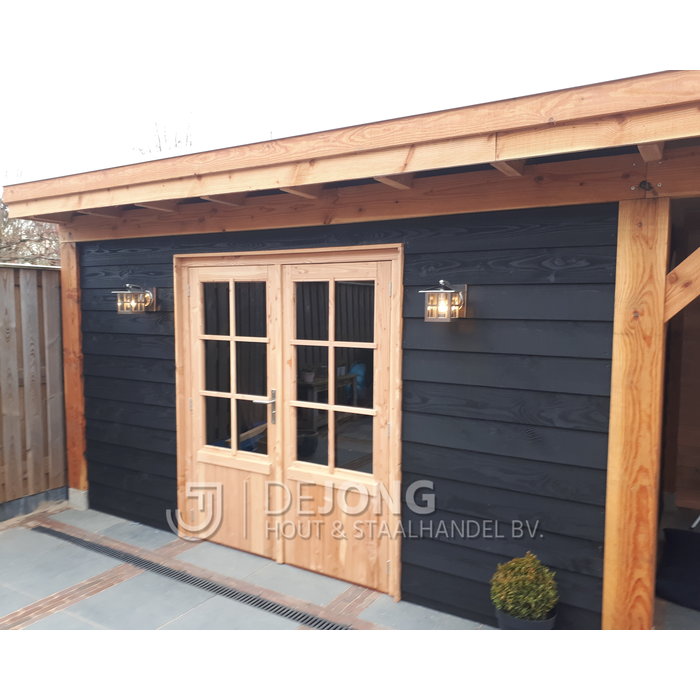 Douglas Zweeds Rabat 70% PEFC 19.5 cm - 2 x zwart gespoten