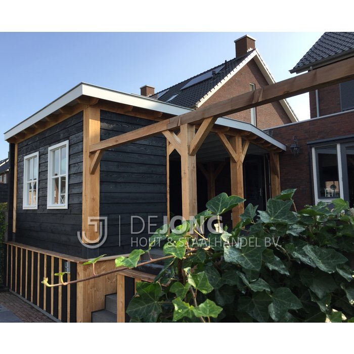 Douglas Zweeds Rabat 70% PEFC 19.5 cm - 2 x zwart gespoten