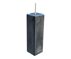 Betonpoer Glad / Velling 17 x 17 x 58 cm (bovenzijde 15 x 15 cm)