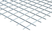Bouwstaalmat PS196a Ø5-100 2 x 3 meter Gegalvaniseerd Bouwstaalmat PS196a Ø5-100 2 x 3 meter Gegalvaniseerd