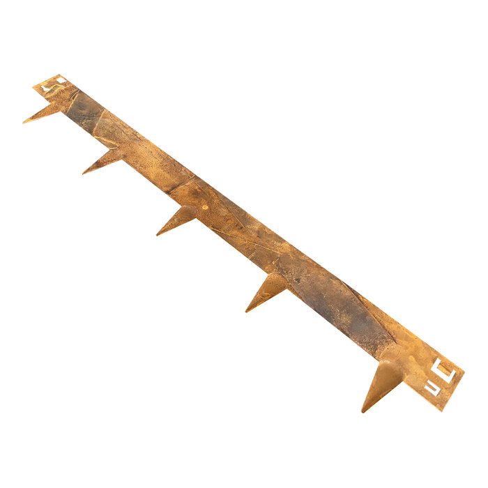 Cortenstaal kantopsluiting - 106 x 24 cm