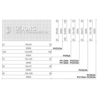 Staalmat PS252a Ø4-50 2 x 3 Verzinkt Staalmat PS252a Ø4-50 2 x 3 Verzinkt